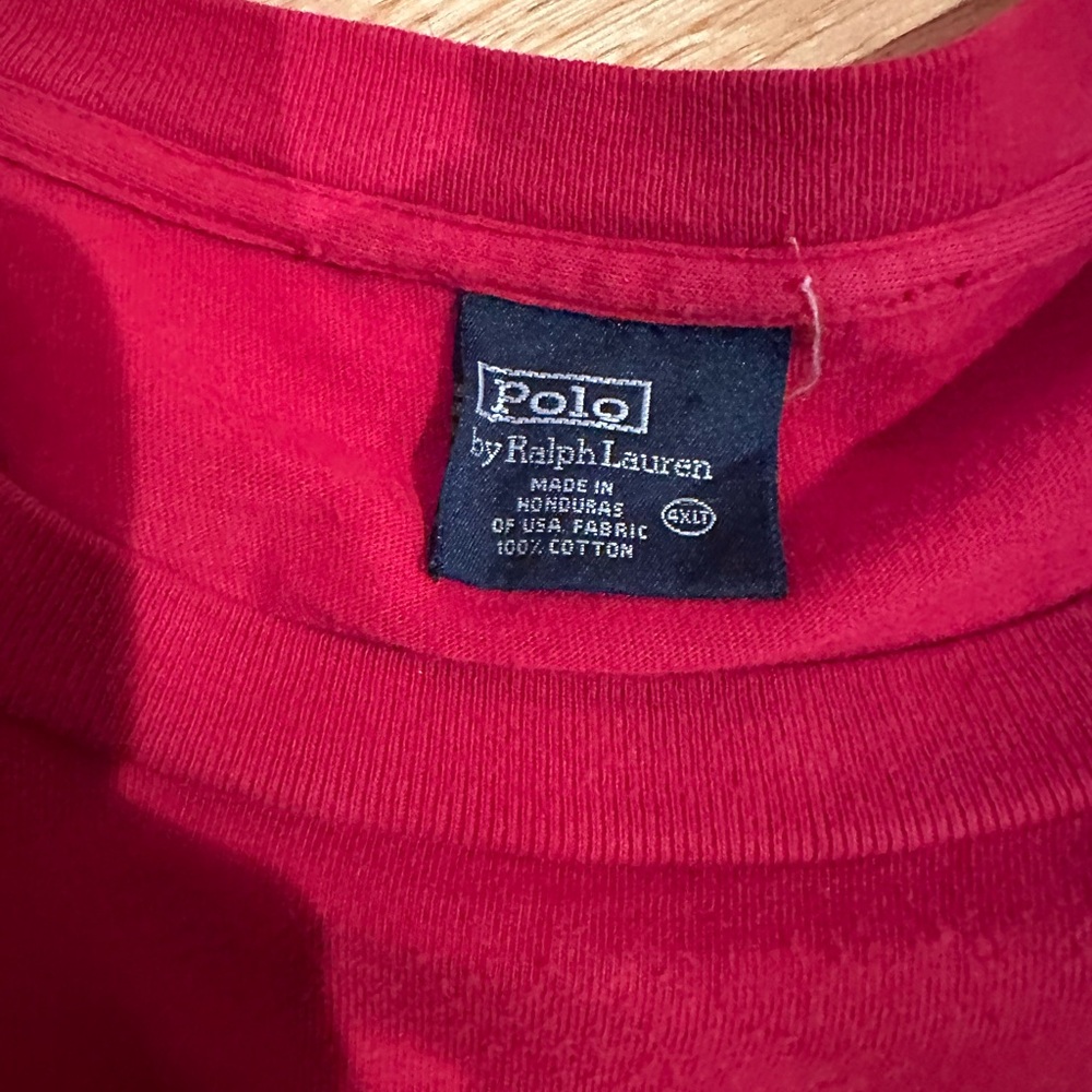 Polo by Ralph Lauren Red Short Sleeve Tee